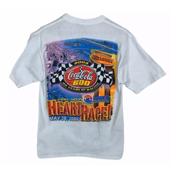 SOLD NASCAR 2004 Coca Cola Men Sz M Racing T Shirt - Picture 2 of 8